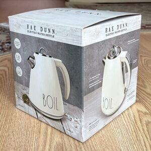 Rae Dunn BOIL Electric Kettle - Stainless Steel- brand new in box.